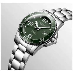 Longines HydroConquest Sports 41mm Khaki Steel Watch