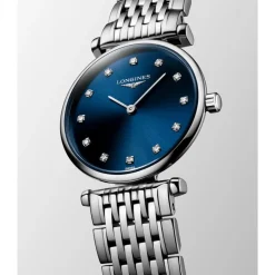 Longines Le Grande Classique 24mm Diamond Dot Blue Dial Steel Case Watch