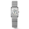Longines MiniDolcevita 2023 29 X 21.50mm Silver "flinqu&eacute;" Blue Hands Dial Diamond Case Watch