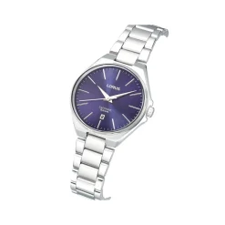 Lorus Quartz Ladies 28mm Blue Dial Steel Bracelet Watch