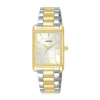 Lorus Quartz Ladies 22mm Silver Dial Two-Tone Steel Bracelet Watch