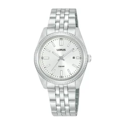 Lorus Quartz Ladies 30mm Silver Dial Steel Bracelet Watch