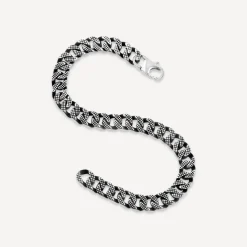 Men's Steel Curb 21.5cm Bracelet