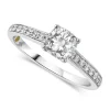 Northern Star 0.80ct Cushion Diamond 18ct White Gold Ring