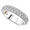 Northern Star 1.00ct Diamond Row 18ct White Gold Ring