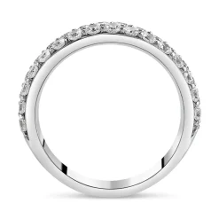 Northern Star 1.00ct Diamond Row 18ct White Gold Ring