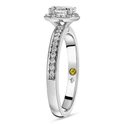 Northern Star 0.62ct Oval Diamond 18ct White Gold Ring
