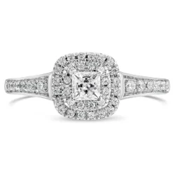 Northern Star 0.65ct Princess Diamond 18ct White Gold Ring