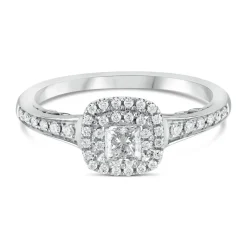 Northern Star 0.65ct Princess Diamond 18ct White Gold Ring
