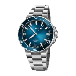 Oris Aquis Date Calibre 400 43.5mm Blue Dial Stainless Steel Bracelet Watch