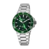 Oris Aquis Date Calibre 400 43.5mm Green Dial Stainless Steel Bracelet Watch