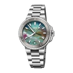 Oris Aquis Date Upcycle 36.5mm Multi Colour Dial Stainless Steel Bracelet Watch