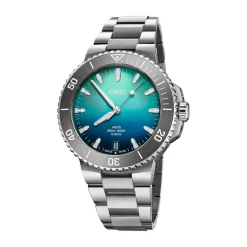 Oris Aquis Great Barrier Reef Limited Edition IV 43.5mm Blue Dial Stainless Steel Bracelet Watch
