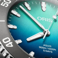 Oris Aquis Great Barrier Reef Limited Edition IV 43.5mm Blue Dial Stainless Steel Bracelet Watch
