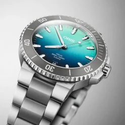 Oris Aquis Great Barrier Reef Limited Edition IV 43.5mm Blue Dial Stainless Steel Bracelet Watch