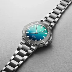Oris Aquis Great Barrier Reef Limited Edition IV 43.5mm Blue Dial Stainless Steel Bracelet Watch