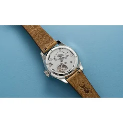 ORIS Big Crown Pointer 38mm Blue Dial Brown Strap Watch