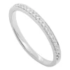 Platinum 0.14 carat diamond eternity ring