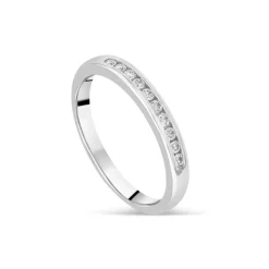 Platinum 0.15 carat diamond ring