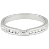 Platinum Gold Shaped Diamond 2.5mm Wedding Ring