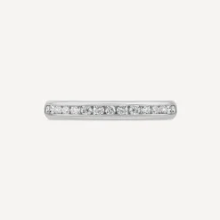 Platinum 2.5mm 0.20ct Diamond Channel Set Wedding Ring