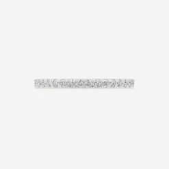 Platinum 1.7mm 0.20ct Diamond Split Claw Wedding Ring