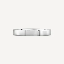 Platinum 2mm Flat Court Wedding Ring