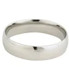 Platinum 5mm Gents Wedding Ring