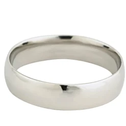 Platinum 5mm Gents Wedding Ring
