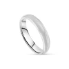 Platinum Plain D-Shape 3mm Wedding Ring