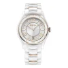 Pre-Owned Ebel X-1 34mm White Dial 18ct Yellow Gold Ceramic Bracelet Watch
