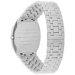 Pre-Owned GUCCI 25H 38mm Silver Dial Steel Case Bracelet Watch