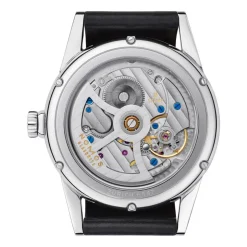 Pre-Owned NOMOS Glashutte Zurich 39.8mm White Dial Black Leather Strap Watch