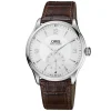Pre-Owned Oris Artelier Hand Winding Small Seconds 40mm Silver Dial Brown Leather Strap Watch