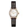 Pre-Owned Rado Coupole Classic 21mm Mother of Pearl Dial Black Leather Strap Watch