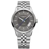 Pre-Owned Raymond Weil Freelancer Automatic 38mm Grey Dial Stainless Steel Bracelet Watch