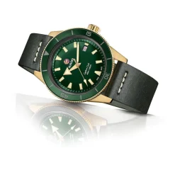 Rado Captain Cook Automatic Black Leather Strap 42mm Mens Watch