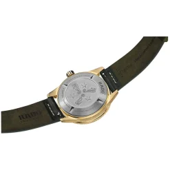 Rado Captain Cook Automatic Black Leather Strap 42mm Mens Watch