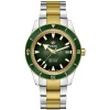Rado Captain Cook 42mm Green Dial Yellow Gold PVD Case Watch