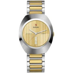 Rado DiaStar Original Automatic 38mm Yellow Gold Dial Two-Toned Steel Bracelet Watch