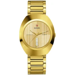 Rado DiaStar Original Automatic 38mm Yellow Gold Dial PVD Stainless Steel Bracelet Watch