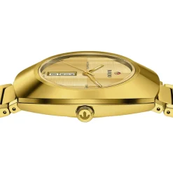 Rado DiaStar Original Automatic 38mm Yellow Gold Dial PVD Stainless Steel Bracelet Watch