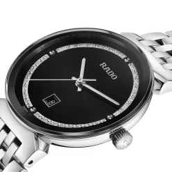 Rado Florence 30mm Black Dial Stainless Steel Bracelet Watch