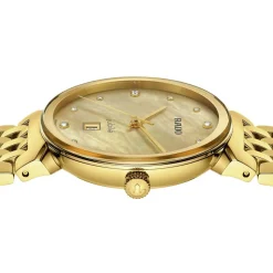 Rado Florence 30mm Mother of Pearl Dial Diamond Dot Yellow Gold Bracelet Watch