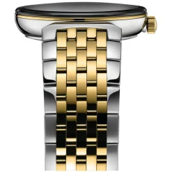 Rado Florence 30mm Quartz Black Diamond Dot Dial Steel & Yellow Gold Case Bracelet Watch