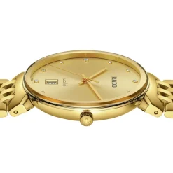 Rado Florence 38mm Yellow Gold Dial Diamond Dot Bracelet Watch