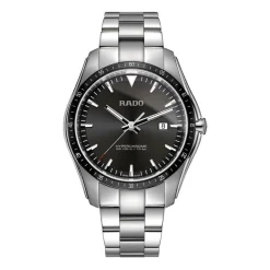 Rado Hyperchrome Black Dial Stainless Steel Bracelet 44.9mm Mens Watch
