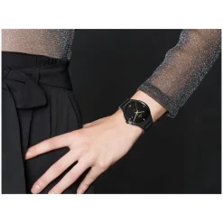 Rado True Automatic Diamond Dot Dial Black Ceramic Bracelet