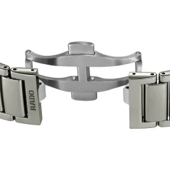 Rado True Round Automatic Open Heart 40mm Grey Dial High-Tech Ceramic Bracelet Watch