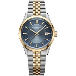 Raymond Weil Freelancer Automatic 38mm Blue Dial Two-Tone Steel Bracelet Watch